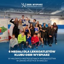   HALOWE MISTRZOSTWA WOJEWÓDZTWA W LEKKIEJ ATLETYCE W WAŁCZU