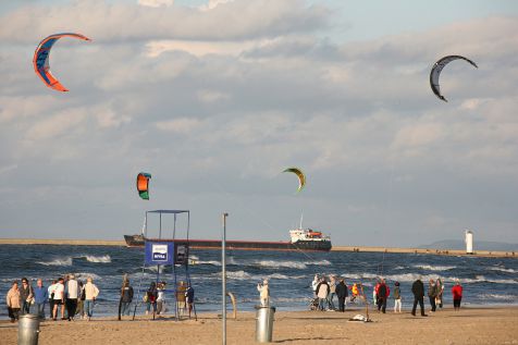 Zawody kitesurfingowe  w Świnoujściu