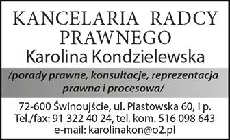 Kancelaria Radcy Prawnego Karolina Kondzielewska